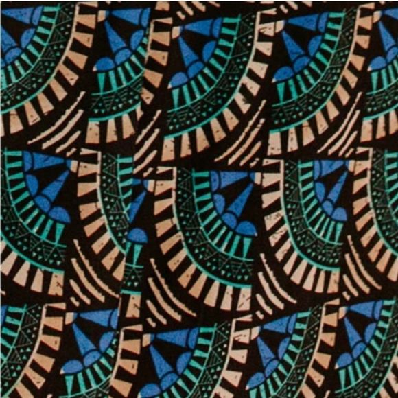 Silk & Salt Journey Maxi Wrap Dress in African Peacock NWT Flowy V Neck Print - Picture 4 of 6